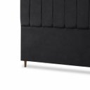 Ver imagem 6 de Cabeceira para Cama Casal King Estofada 1,93 ,Mts Mel Vilajo: Suede Preto
