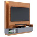 Ver imagem 1 de Estante Home Tv 65 Pol 180 Cm 2 Portas Humaita Freijo Cinza Colibri