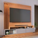 Ver imagem 2 de Estante Home Tv 65 Pol 180 Cm 2 Portas Humaita Freijo Cinza Colibri
