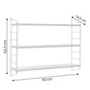 Ver imagem 2 de Kit com 3 Prateleiras Pequenas