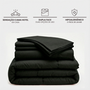 Ver imagem 4 de Kit Edredom Colcha Casal Queen 06 Peças Dupla Face Super Macio Casa Dona