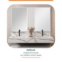 Ver imagem 3 de Conjunto para Banheiro Bancada em Porcelanato para Cuba de Apoio, Armário e Espelho Ripy 120cm Yesca