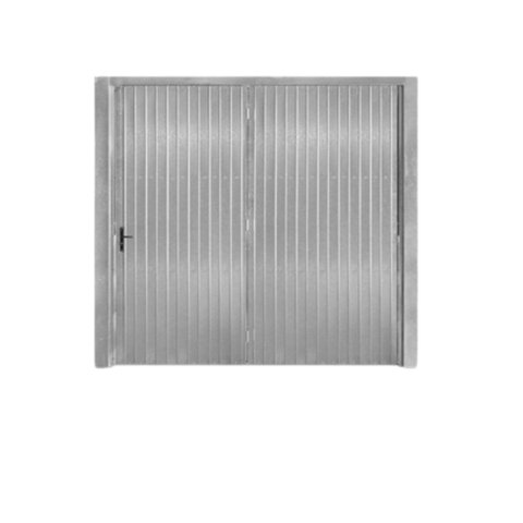 Portão Aço Galvanizado Frisado Prático e Seguro