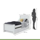 Ver imagem 4 de Bicama Infantil 2 Gavetas Athenas Kids