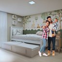 Ver mais imagens de Bicama Infantil 2 Gavetas Athenas Kids