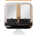 Ver imagem 6 de Conjunto para Banheiro Bancada em Porcelanato para Cuba de Apoio, Armário e Espelho Ripy 120cm Yesca