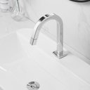 Ver imagem 7 de Torneira Banheiro Lavatório Quadrada Pratica Metal 1/4 Volta