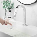 Ver imagem 2 de Torneira Banheiro Lavatório Quadrada Pratica Metal 1/4 Volta