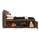 Ver imagem 7 de Cama de Casal Modelo Puppy Espaço P/ Pet Pintura Texturizada:chocolate