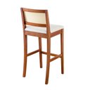 Ver mais imagens de Kit 2 Banquetas Altas com Encosto Rattan e Apoio para Os Pés Madeira CabeCasa MadeiraOriginals Marrom/Amêndoa/Off White