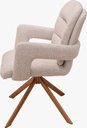 Ver imagem 4 de Kit 2 Cadeiras de Jantar Mira Giratória - Boucle Off White