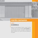 Ver imagem 4 de Portão Aço Chapa Pintada Frisada Maxiaço
