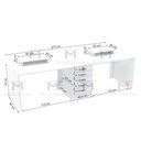 Ver imagem 2 de MESA ESTAÇÃO DE TRABALHO DUPLO C/ GAVETEIRO M336.B MUNDI MOVEIS