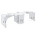 Ver imagem 5 de MESA ESTAÇÃO DE TRABALHO DUPLO C/ GAVETEIRO M336.B MUNDI MOVEIS