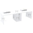 Ver imagem 6 de MESA ESTAÇÃO DE TRABALHO DUPLO C/ GAVETEIRO M336.B MUNDI MOVEIS