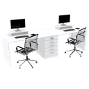 Ver imagem 1 de MESA ESTAÇÃO DE TRABALHO DUPLO C/ GAVETEIRO M336.B MUNDI MOVEIS
