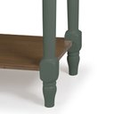 Ver imagem 3 de Aparador para Sala em Madeira Maciça 1 Gaveta e Prateleira 634p Linz Móveis - Verde Musgo/imbuia