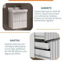 Ver imagem 6 de Conjunto para Banheiro Lavatório em Porcelanato com Cuba Esculpida, Gabinete e Espelheira Ripy 60cm