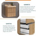 Ver imagem 6 de Conjunto para Banheiro Lavatório em Porcelanato com Cuba Esculpida, Gabinete e Espelheira Ripy 60cm