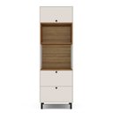 Ver imagem 5 de Torre Quente 2 Portas 2 Nichos 1 Gaveta Off White Branco Yescasa