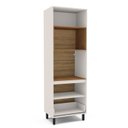 Ver imagem 4 de Torre Quente 2 Portas 2 Nichos 1 Gaveta Off White Branco Yescasa
