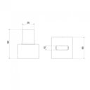 Ver imagem 2 de Kit 2 Acabamentos para Registro 1/2", 3/4" e 1" Axiom Slim Matte Meber