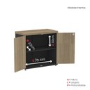 Ver imagem 6 de Armário para Escritório Baixo 2 Portas com Chave