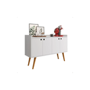 Ver imagem 3 de Aparador Buffet Retrô 4 Portas Dallas Varias Cores - Rpm:branco