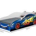 Ver imagem 3 de Cama Carro 95 Infantil para Meninos Azul