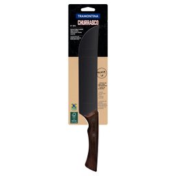 Faca para Carne Tramontina Churrasco Black com Lâmina em Aço Inox Escurecido e Cabo de Madeira 8" - 2