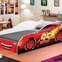 Ver imagem 1 de Cama Carro 95 Infantil para Meninos Vermelho