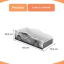 Ver imagem 6 de Cama Carro 95 Infantil para Meninos Vermelho