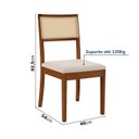 Ver imagem 4 de Kit 6 Cadeiras Madeira Maciça Tiê CabeCasa MadeiraOriginals