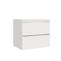Conjunto para Banheiro Lavatório em Porcelanato com Cuba Esculpida, Gabinete Liso e Espelheira 60cm - 13