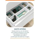 Ver mais imagens de Conjunto para Banheiro Lavatório em Porcelanato com Cuba Esculpida, Gabinete Liso e Espelheira 60cm