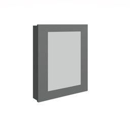 Conjunto para Banheiro Lavatório em Porcelanato com Cuba Esculpida, Gabinete Liso e Espelheira 60cm - 13
