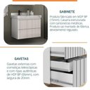 Ver imagem 6 de Conjunto para Banheiro Lavatório em Porcelanato com Cuba Esculpida, Gabinete e Espelheira Ripy 80cm