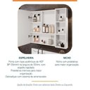 Ver imagem 4 de Conjunto para Banheiro Lavatório em Porcelanato com Cuba Esculpida, Gabinete e Espelheira Ripy 80cm Branco