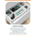 Ver imagem 7 de Conjunto para Banheiro Lavatório em Porcelanato com Cuba Esculpida, Gabinete e Espelheira Ripy 80cm Branco