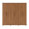 Guarda-roupa Casal 100% Mdf 6 Portas Memphis - 4