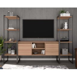 Rack 2 Portas com Estante Clean Montana - 4