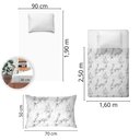 Ver imagem 4 de Jogo de Cama Solteiro 150 Fios Fiori - Yan (7619)