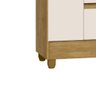 Organizador Roupas Roupeiro Loreta 3p Nature Off White - 2
