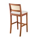 Ver mais imagens de Kit 4 Banquetas com Encosto e Apoio para Pés Tiê CabeCasa MadeiraOriginals