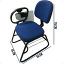 Ver imagem 3 de Cadeira Universitária Executiva Continua C/ Porta Livros