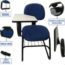 Ver imagem 5 de Cadeira Universitária Executiva Continua C/ Porta Livros