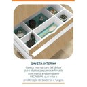 Ver mais imagens de Conjunto para Banheiro Lavatório em Porcelanato com Cuba Esculpida, Gabinete e Espelheira Lisa 80cm