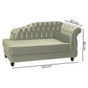 Ver imagem 4 de Recamier Diva Chaise Capitone 160 cm Pes MDF Gane SL 940 Veludo Peer