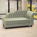 Ver imagem 6 de Recamier Diva Chaise Capitone 160 cm Pes MDF Gane SL 940 Veludo Peer