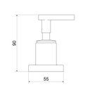 Ver imagem 2 de Kit 2 Acabamentos para Registro Athena Slim 1/2'' 3/4'' e 1'' Meber Metais